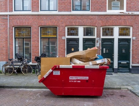 House clearance professionals working in a Morden home